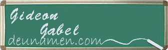 Gideon Gabel Visitenkarte